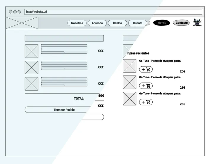 Mid-fidelity and trust-signals visual from the veterinary clinic case study.
